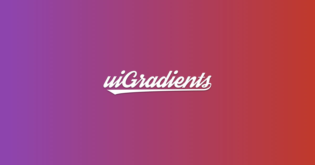 uiGradients Beautiful colored gradients