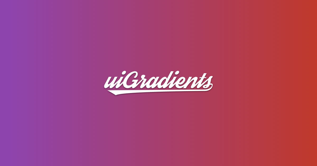 uiGradients - Beautiful colored gradients